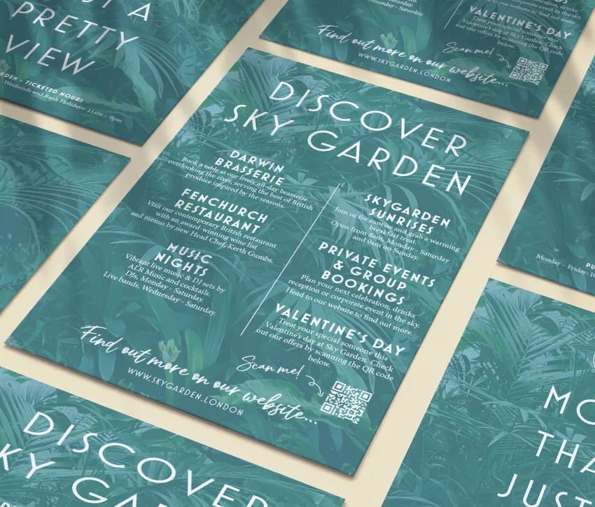 Sky Garden Poster Mockup