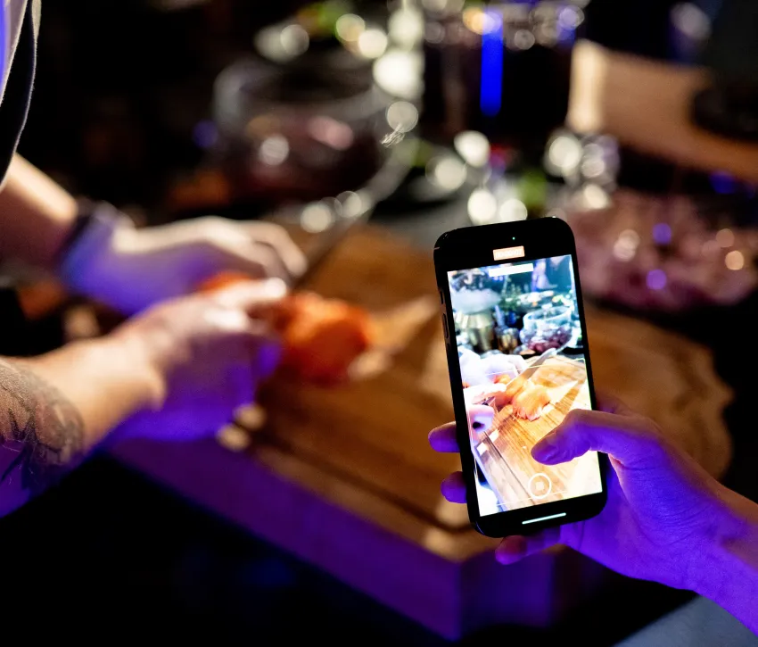 phone marketing social media content 