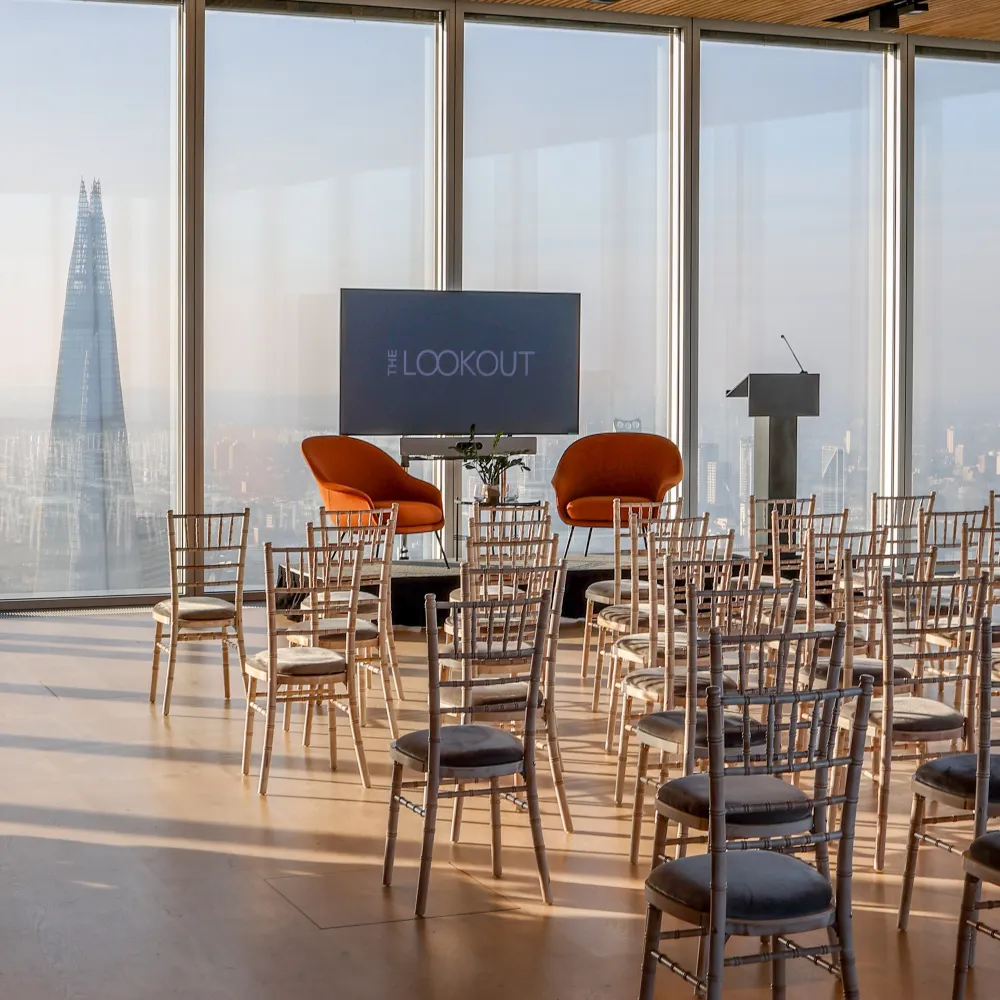 The Lookout conference set-up