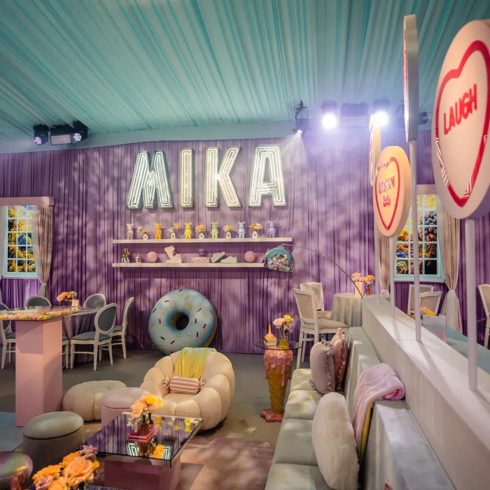 Mika sign slumber party