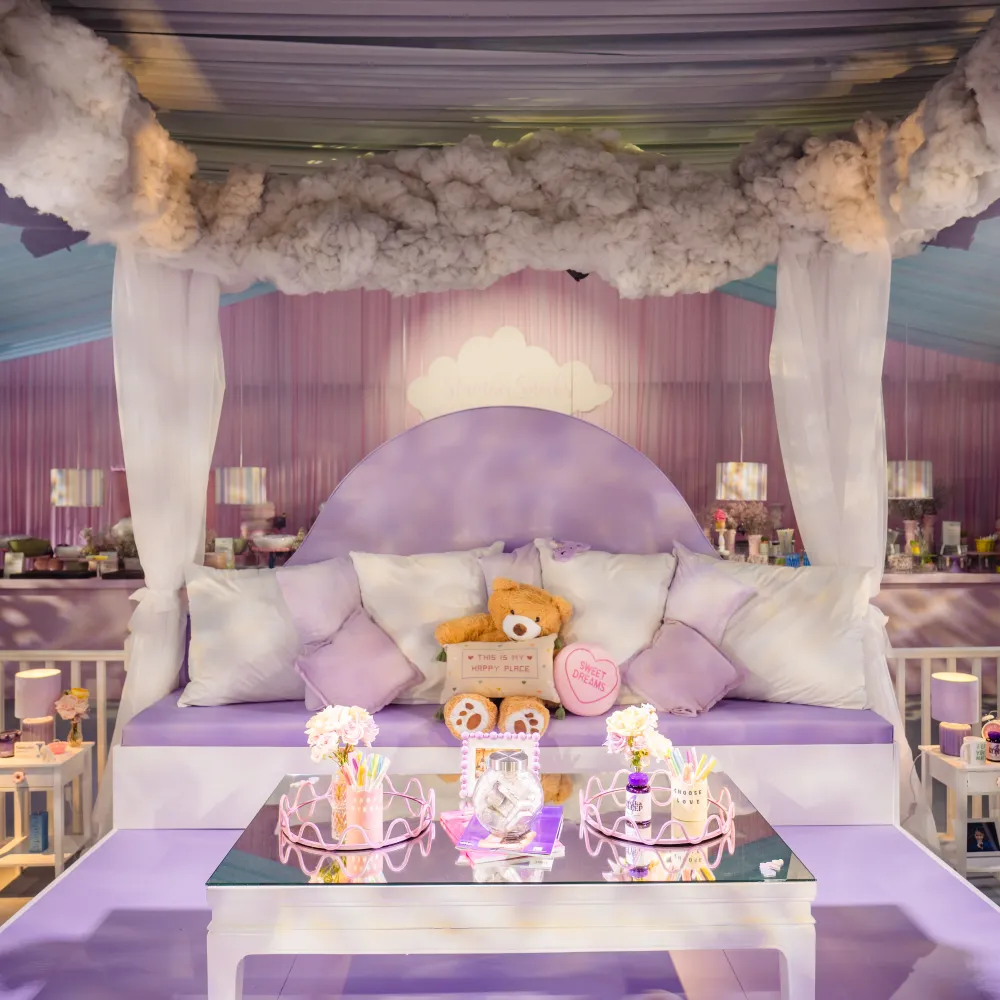 Slumber party bed
