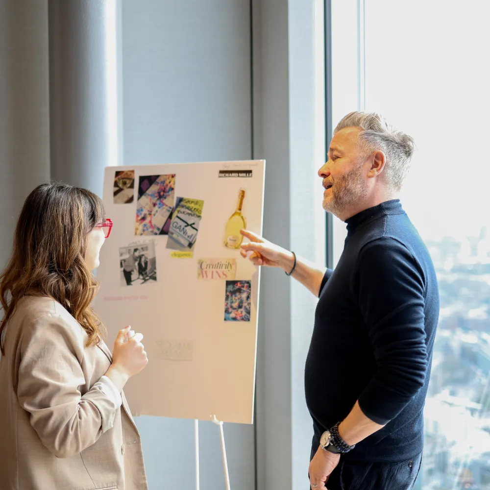 creative team at strategy session