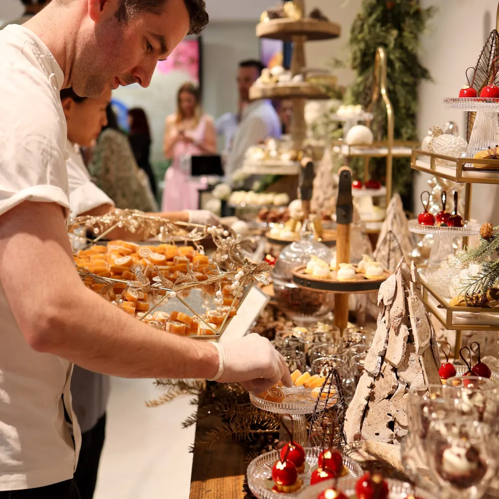 Festive Food at Christmas Party Show