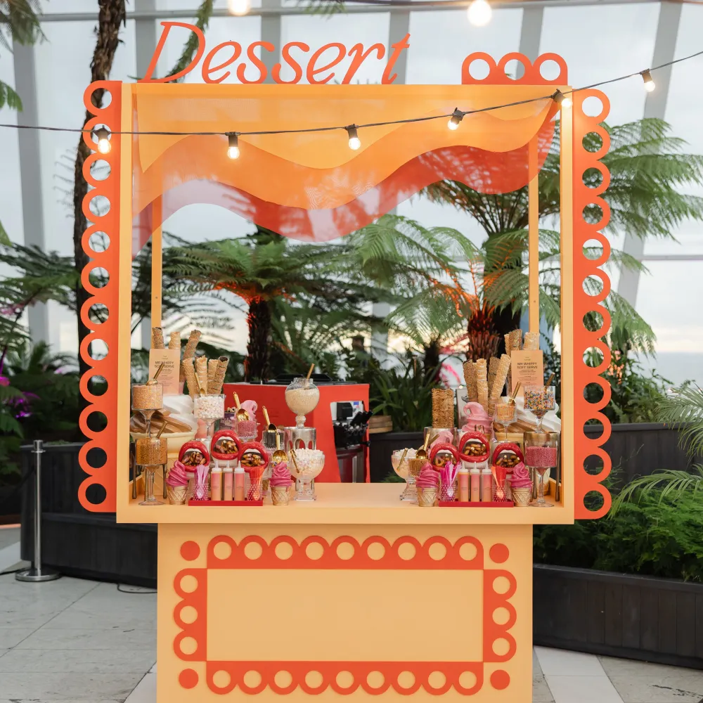 Dessert Station Food Stall Engage 25 Sky Garden Welcome Party
