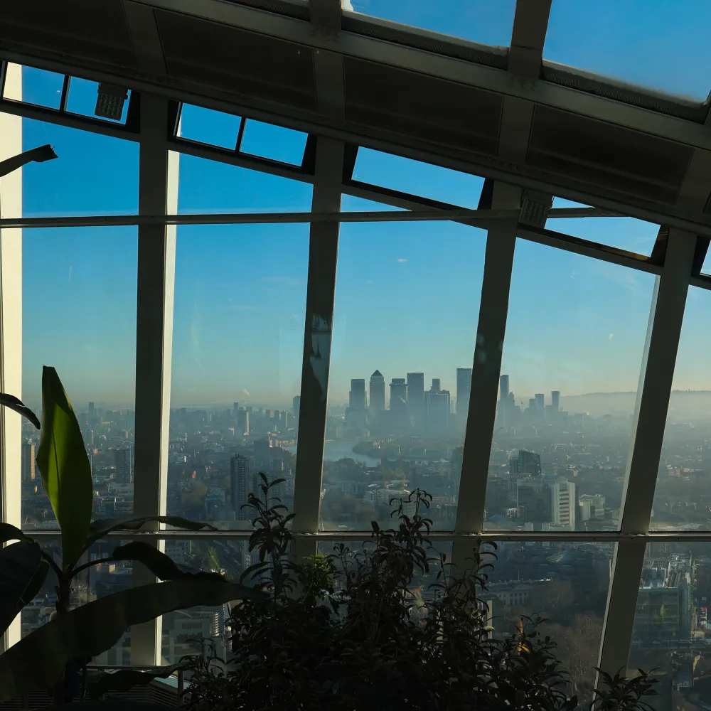 View of London from Sky Garden