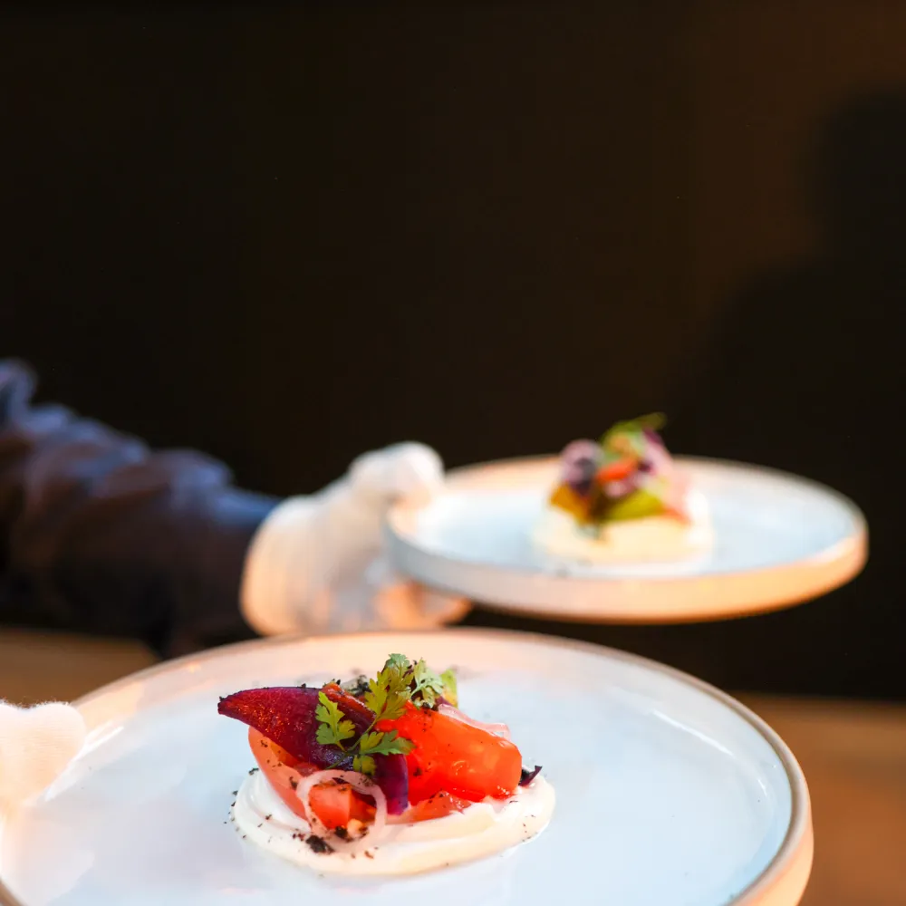 Starter of the event which is Whipped White Lake English feta