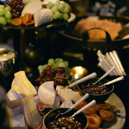 Cheese and biscuits wedding V&A