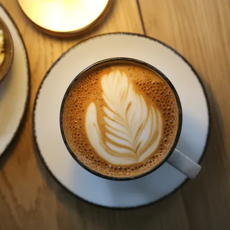 Corner Cafe Coffee Close up Art