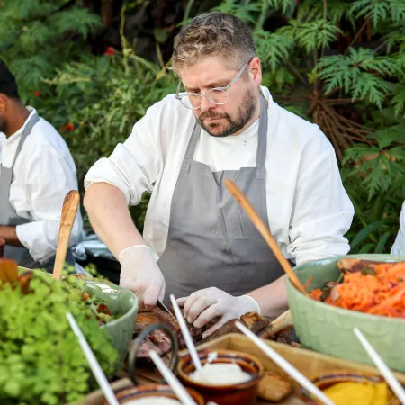 Sky Garden Chef Stall Food