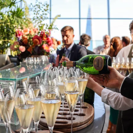 Sky Garden View with Drinks Champagne Prosecco