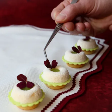 Autumn winter menu rhubarb catering