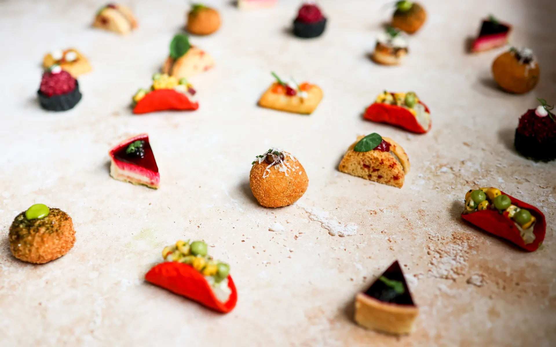 Autumn winter menu rhubarb catering