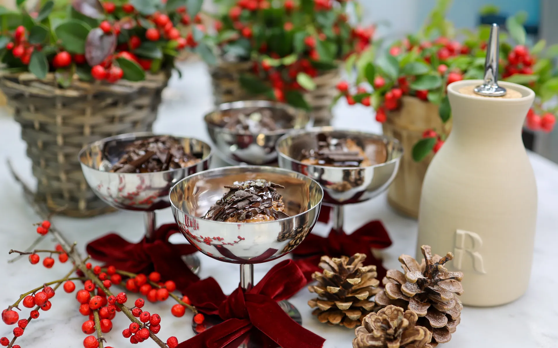 Christmas Gifting Rhubarb Events Chocolate olive oil mousse