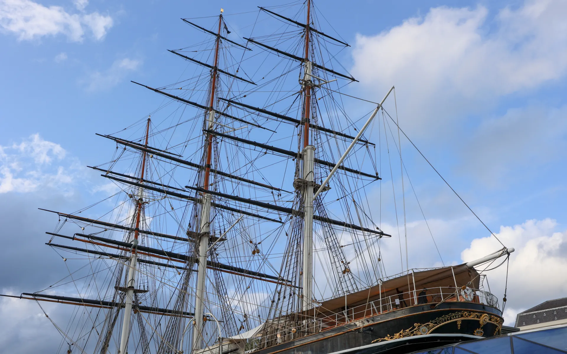 The Cutty Sark tea clipper in Greenwich, London