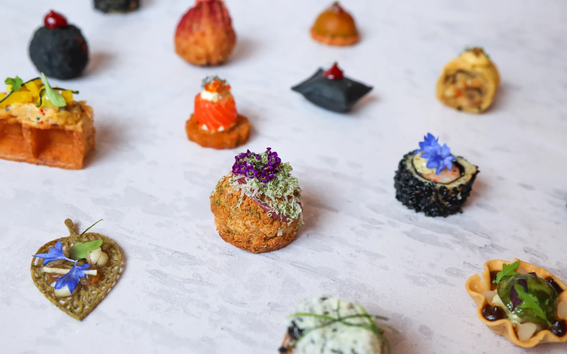 Autumn winter menu rhubarb catering