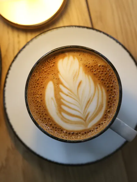 Corner Cafe Coffee Close up Art