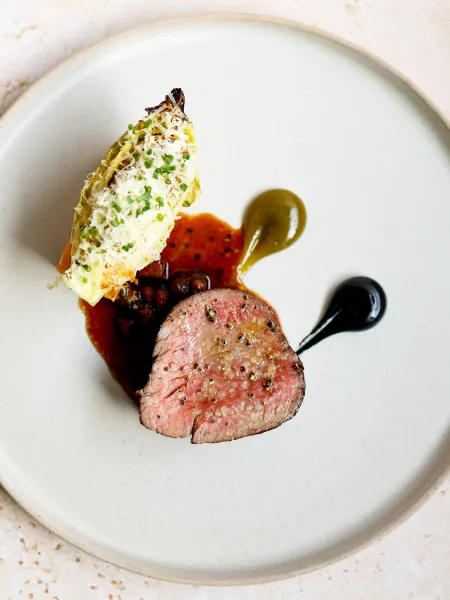 Plated dish