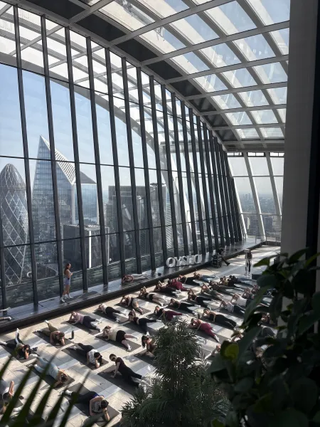 Sky Garden Fitness Classes City Garden Bar