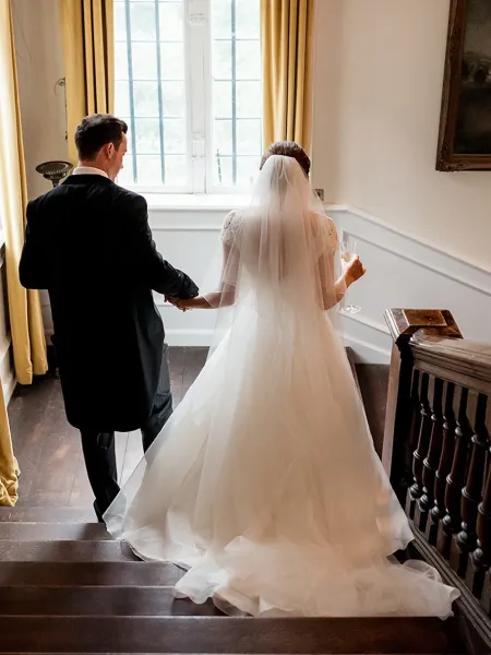 West Horsley Place Wedding Staircase