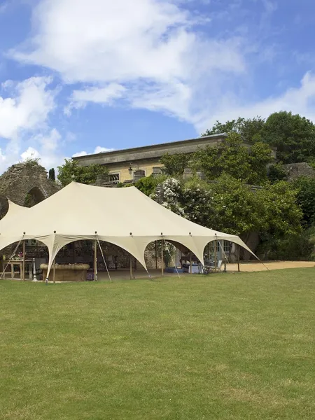Euridge Manor Cotswolds Wedding Set Up Tent Marquee