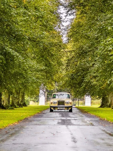 Avington Park Drive Way Wedding Car