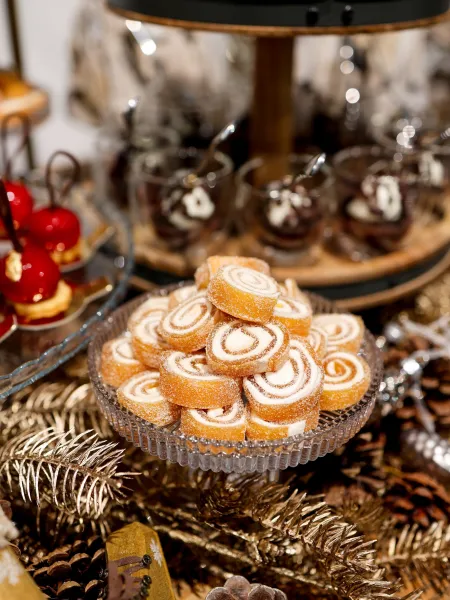 Festive Food at Christmas Party Show
