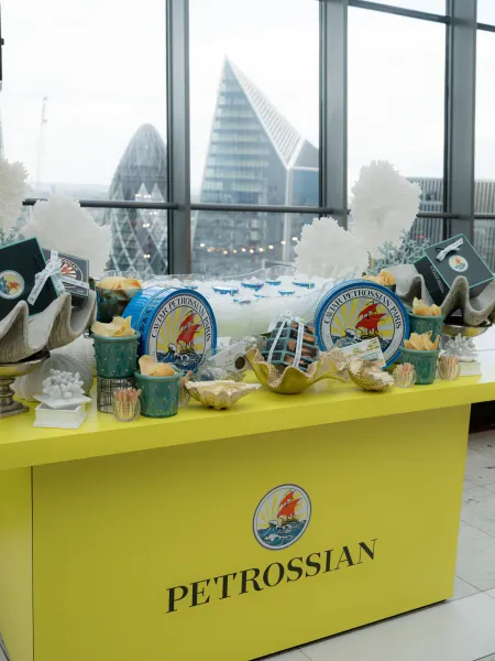 Caviar Station Engage25 London Sky Garden Welcome Party