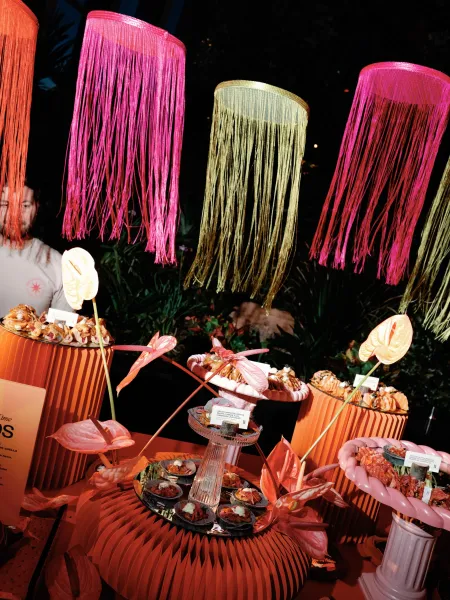 Set Up Taco Stall Station Engage Fest 25 Sky Garden Welcome Party