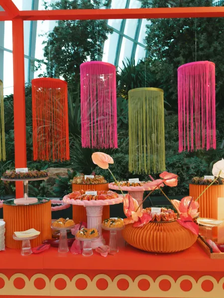 Set Up Taco Stall Station Engage Fest 25 Sky Garden Welcome Party
