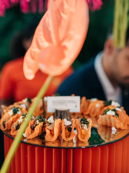 Set Up Taco Stall Station Engage Fest 25 Sky Garden Welcome Party