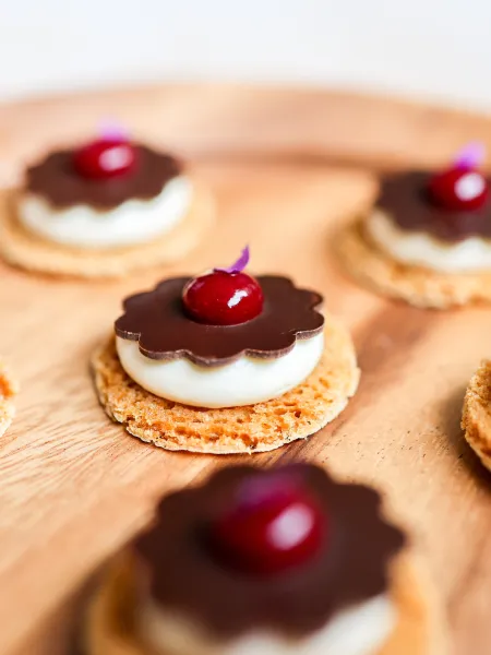 Autumn winter menu rhubarb catering
