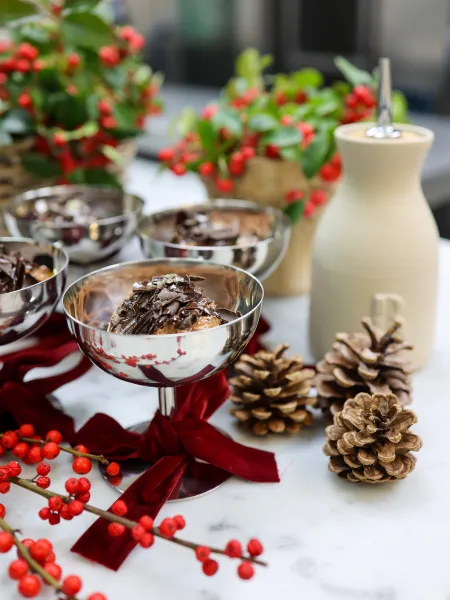 Christmas Gifting Rhubarb Events Chocolate olive oil mousse