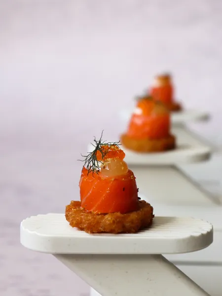 Autumn winter menu rhubarb catering
