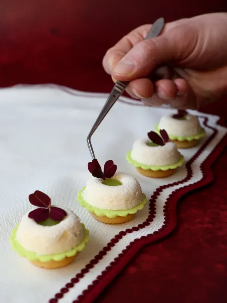 Autumn winter menu rhubarb catering