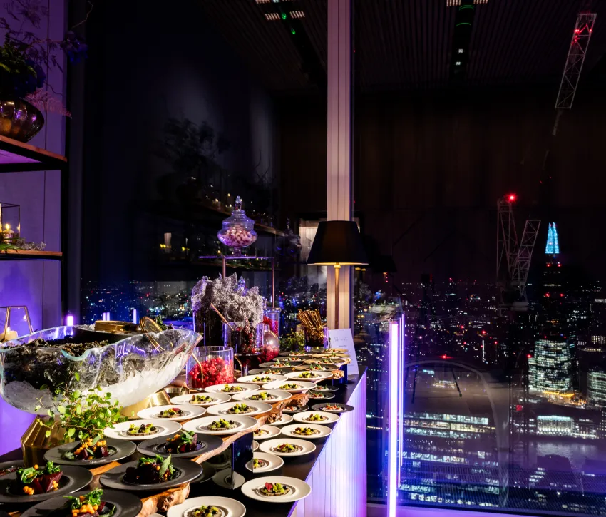nordic food stall at the lookout