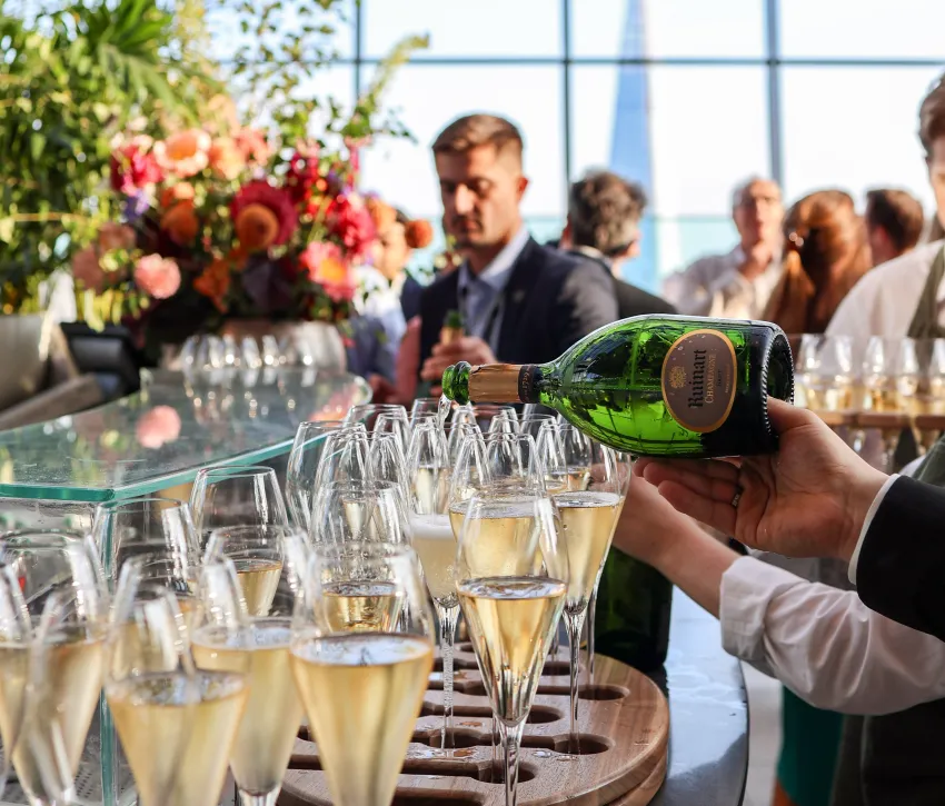 Sky Garden View with Drinks Champagne Prosecco
