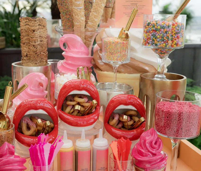 Dessert Station Food Stall Engage 25 Sky Garden Welcome Party