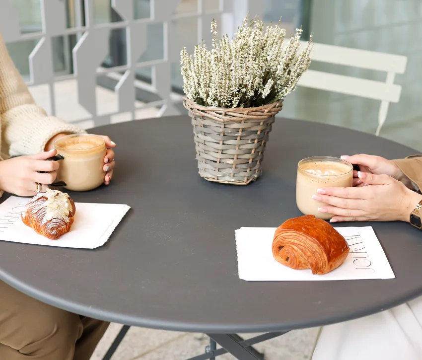 coffee and pastry