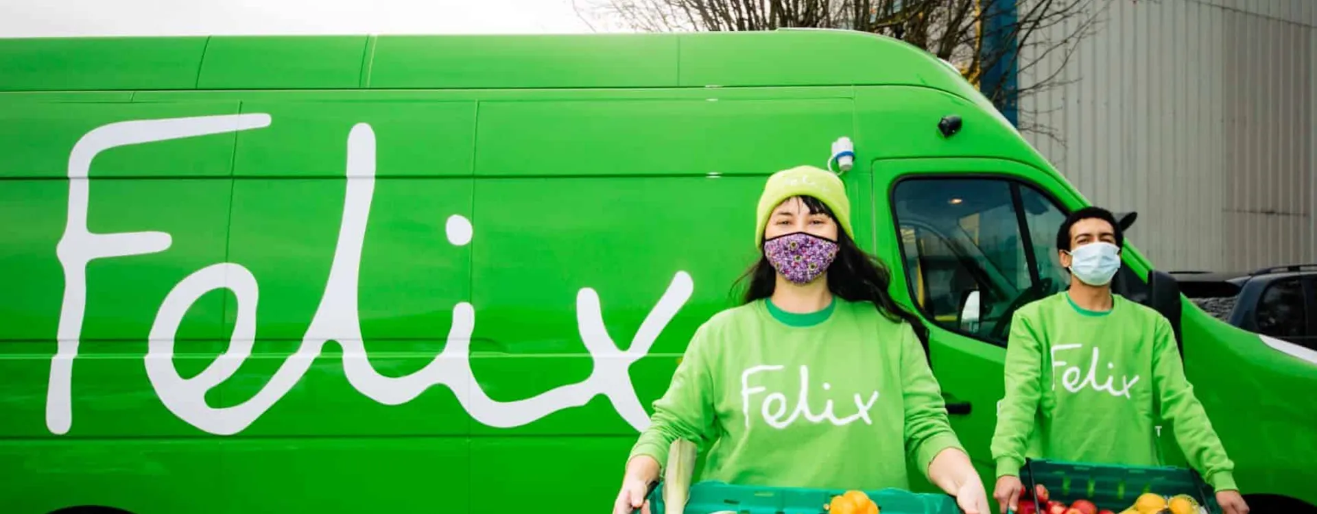 The Felix Project Food Waste Charity Van Loading