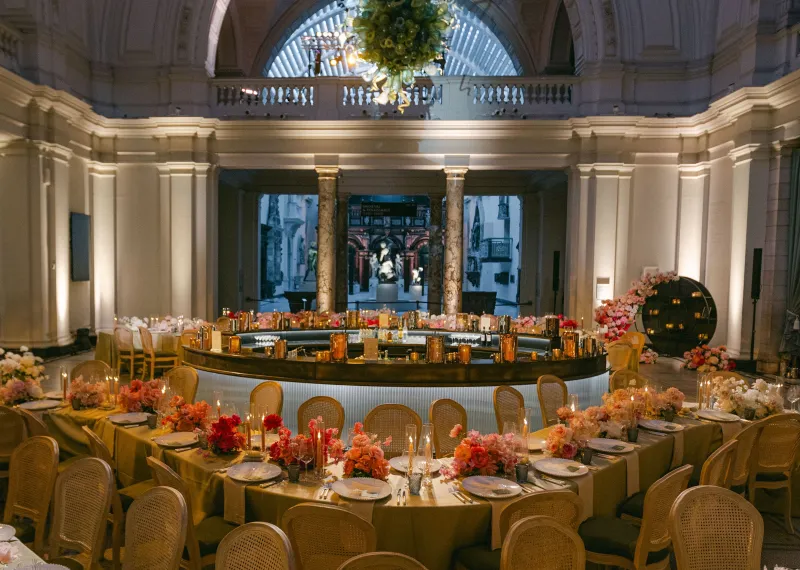 Wedding Reception at the V&A London - Rhubarb Events