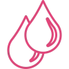 Icon of water drops