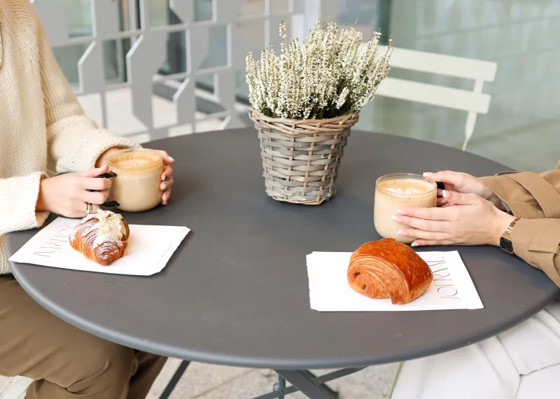 coffee and pastry